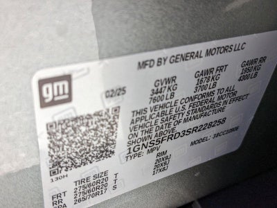 2025 Chevrolet Suburban Premier