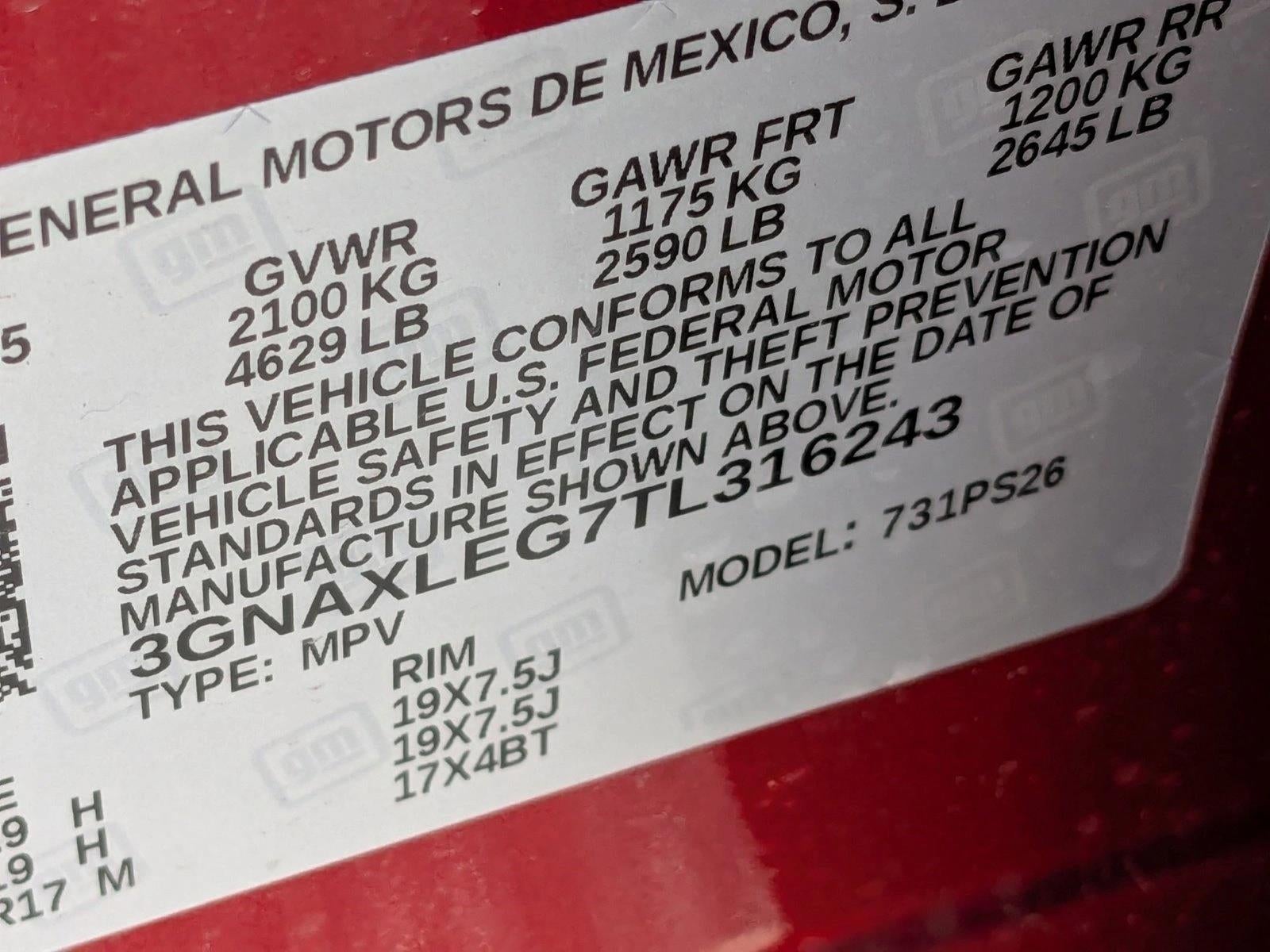 2026 Chevrolet Equinox RS