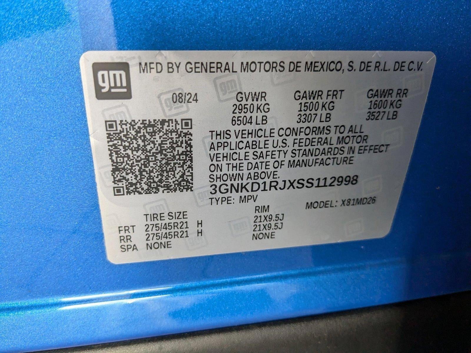 2025 Chevrolet Blazer EV RS