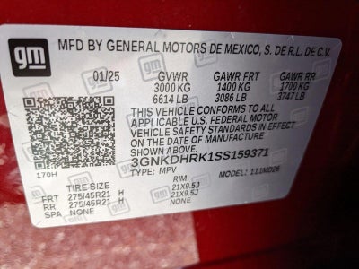 2025 Chevrolet Blazer EV RS