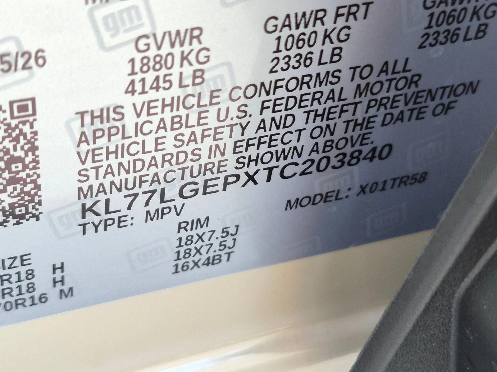 2026 Chevrolet Trax 1RS