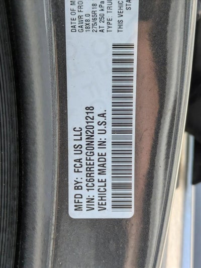 2022 RAM 1500 Big Horn 4x2 Crew Cab 5'7" Box