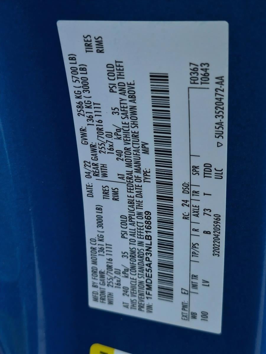 2022 Ford Bronco Base 2 Door 4x4