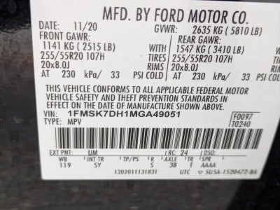 2021 Ford Explorer XLT RWD