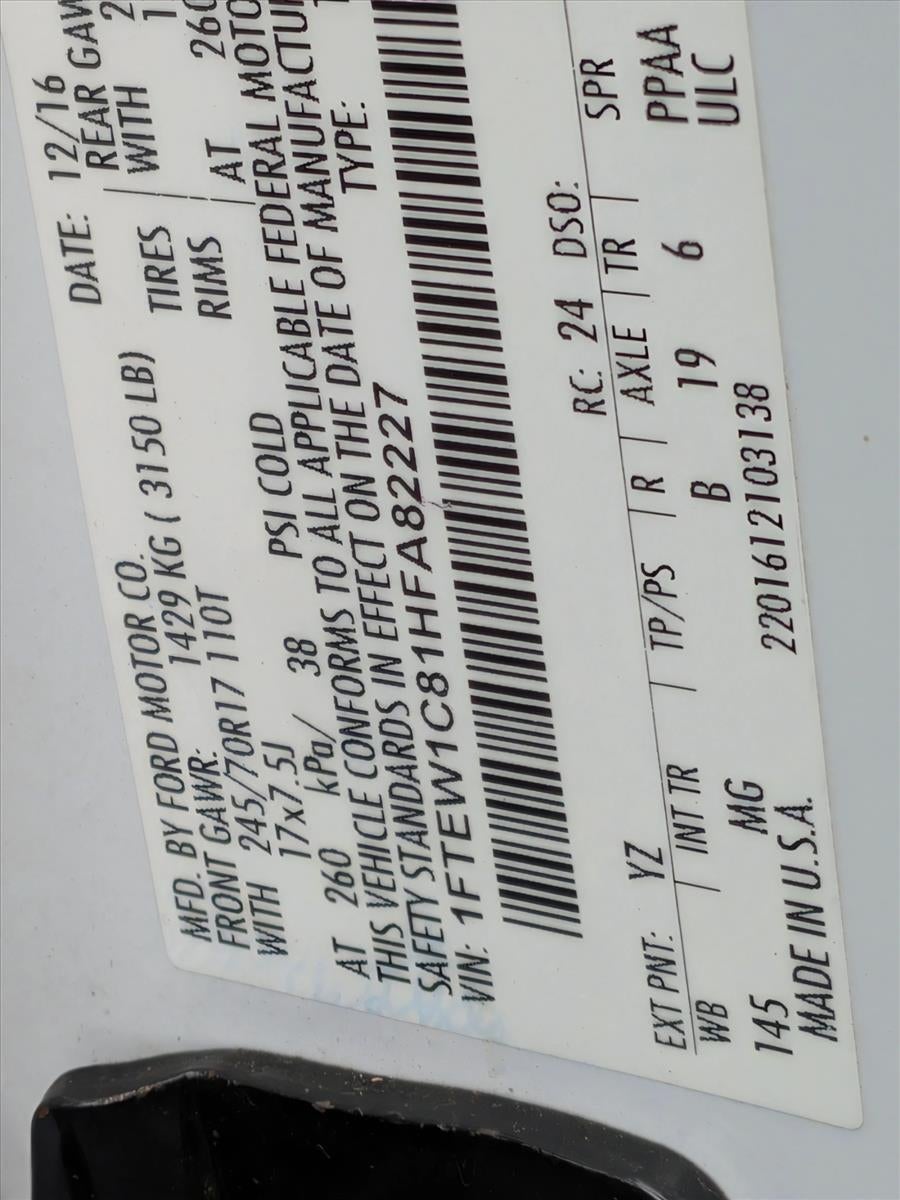 2017 Ford F-150 XLT 2WD SuperCrew 5.5' Box