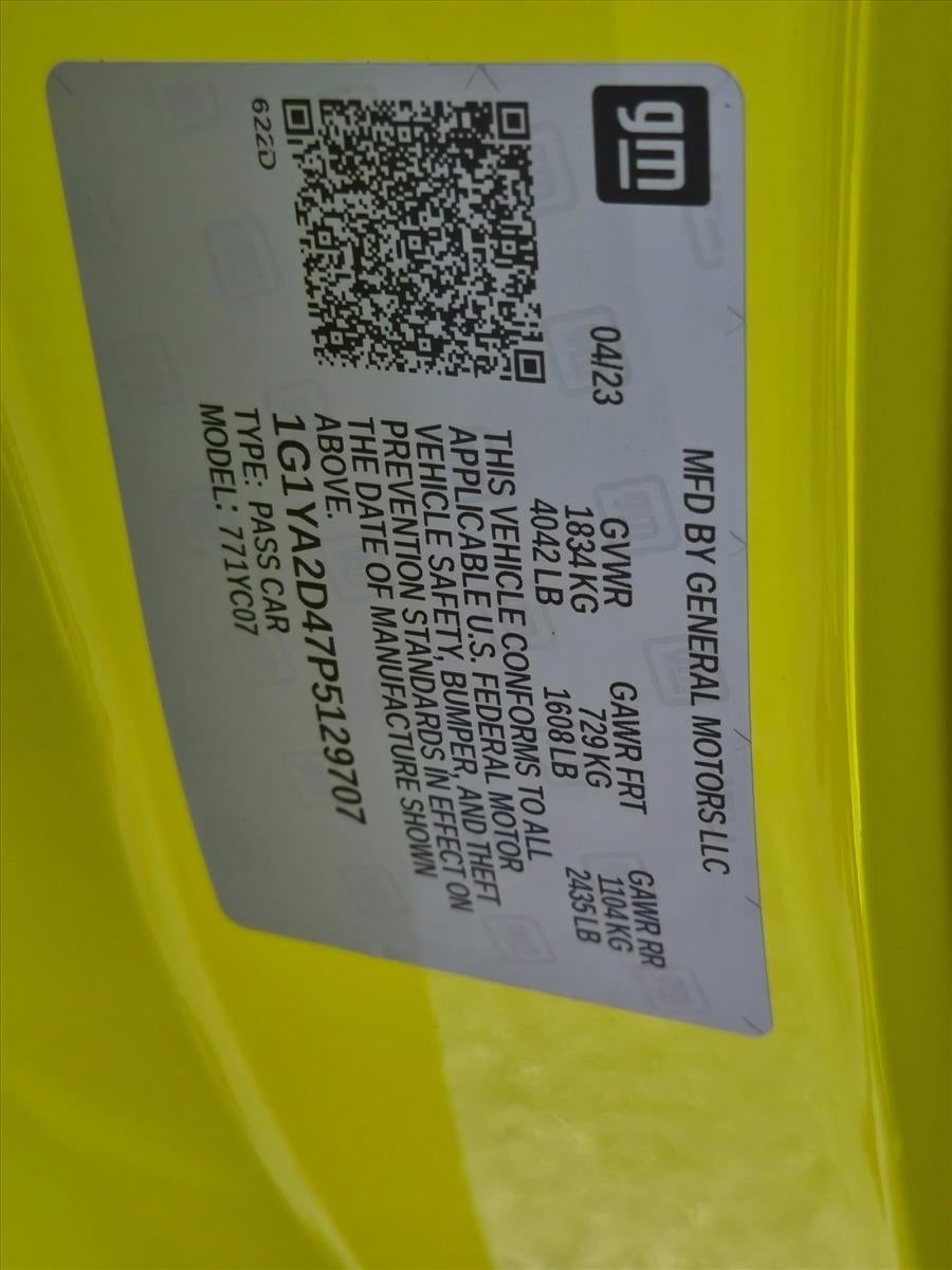 2023 Chevrolet Corvette Stingray Coupe 1LT