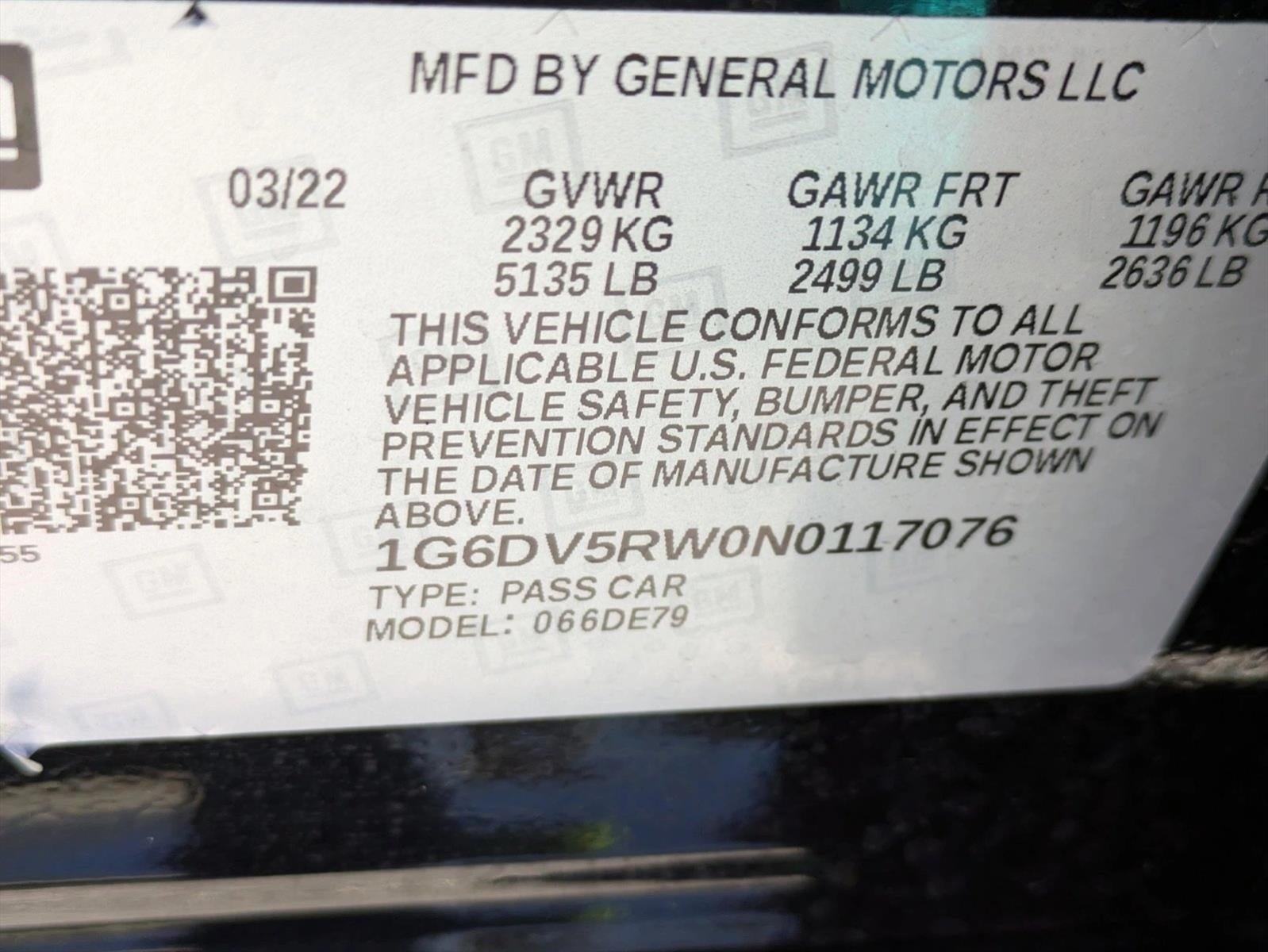 2022 Cadillac CT5-V 4dr Sdn