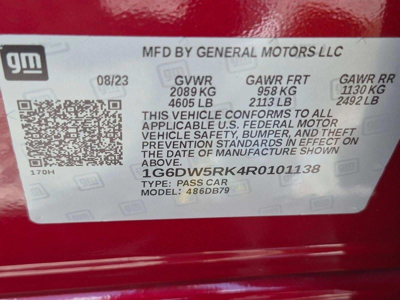 2024 Cadillac CT5 4dr Sdn Luxury