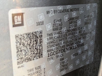 2019 Chevrolet Colorado Crew Cab Short Box 4-Wheel Drive Z71