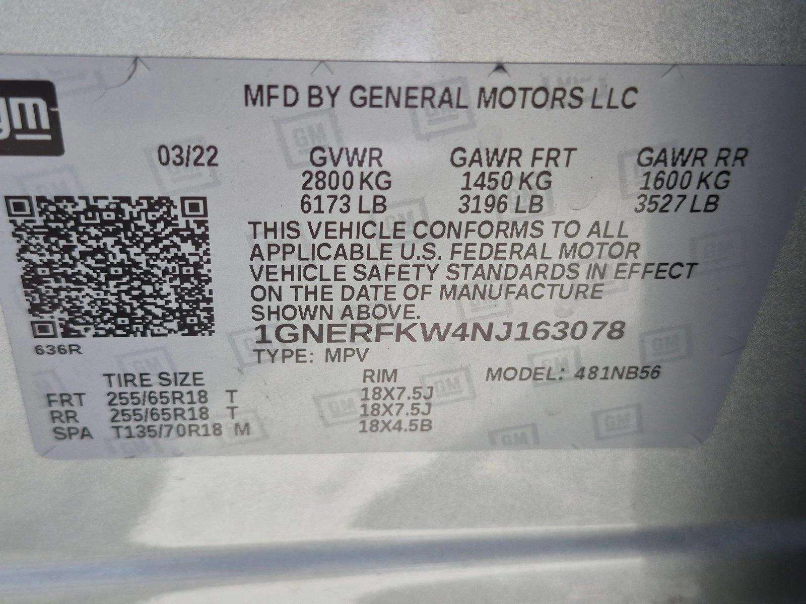 2022 Chevrolet Traverse FWD 1LS