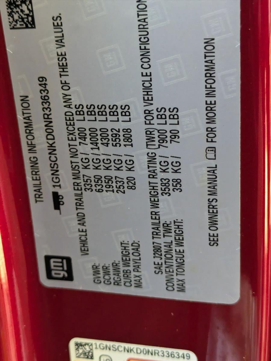 2022 Chevrolet Tahoe 2WD LT