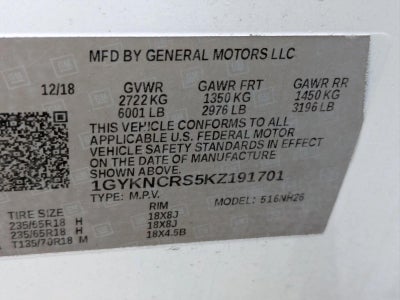 2019 Cadillac XT5 FWD 4dr Luxury