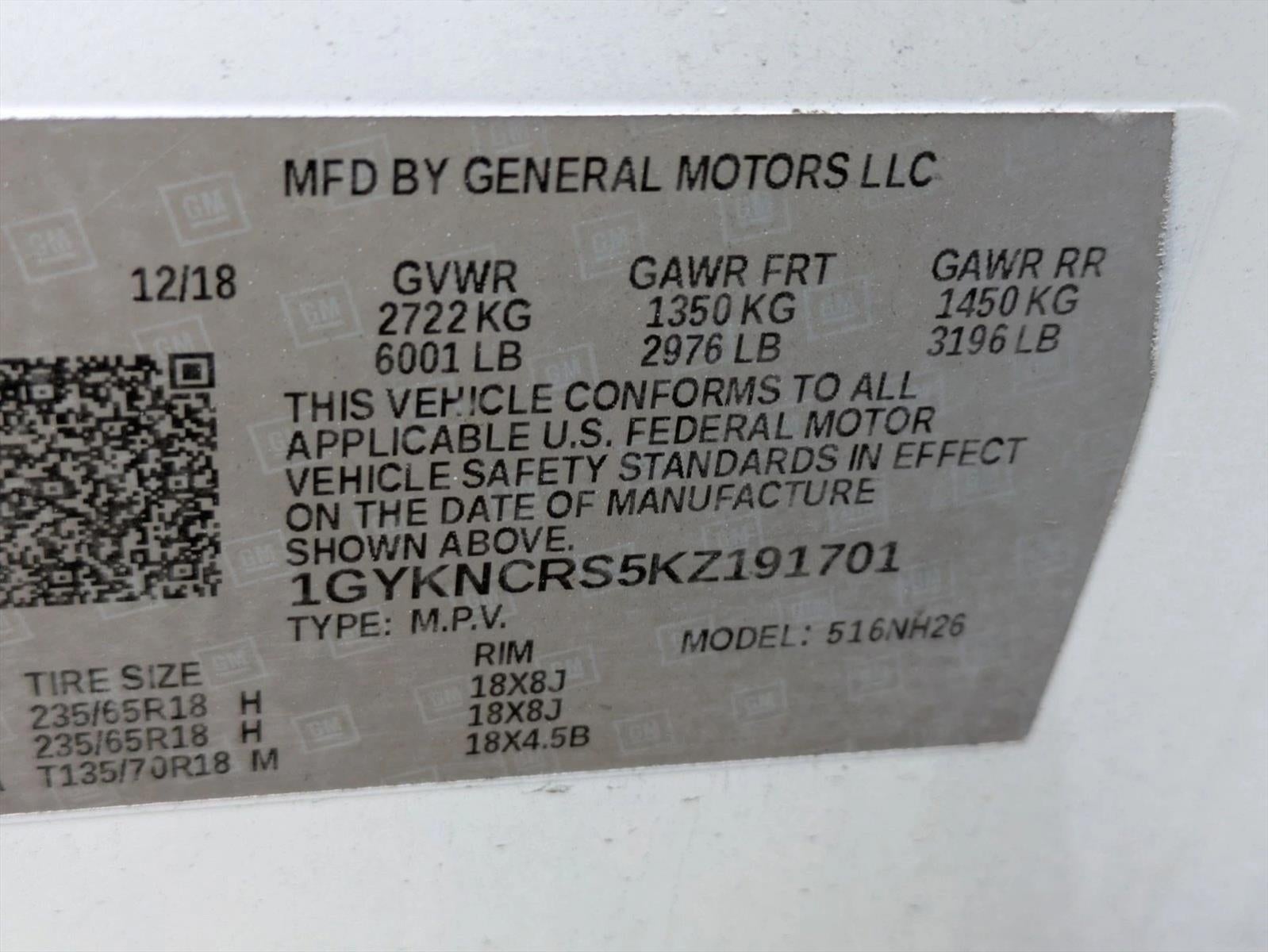 2019 Cadillac XT5 FWD 4dr Luxury