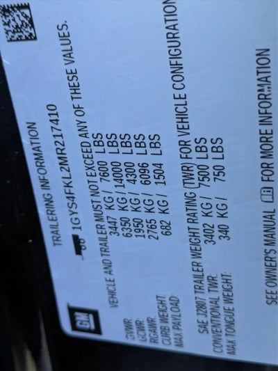 2021 Cadillac Escalade 4WD Sport