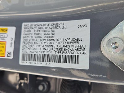 2023 Honda Accord Hybrid Sport-L Sedan