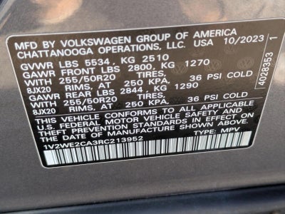 2024 Volkswagen Atlas Cross Sport 2.0T SE w/Technology FWD