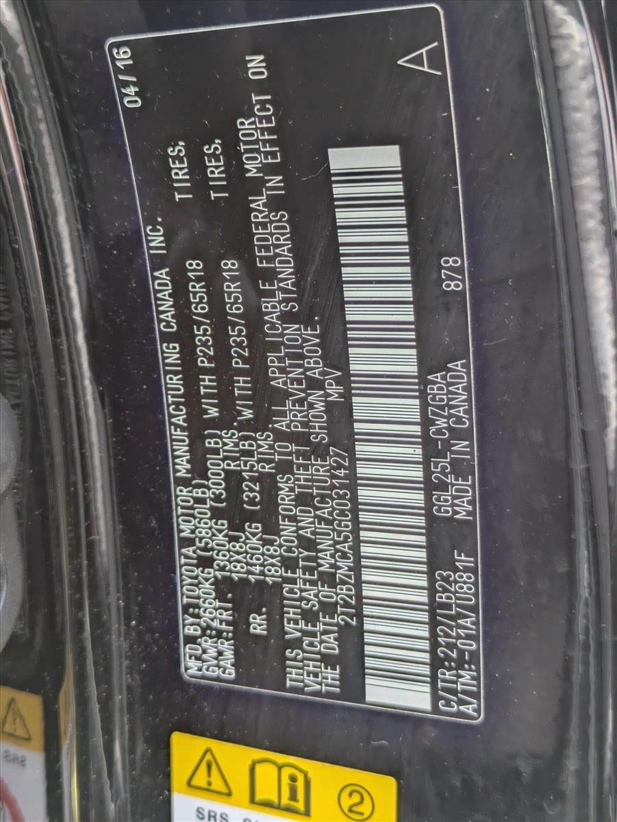 2016 Lexus RX 350 AWD 4dr