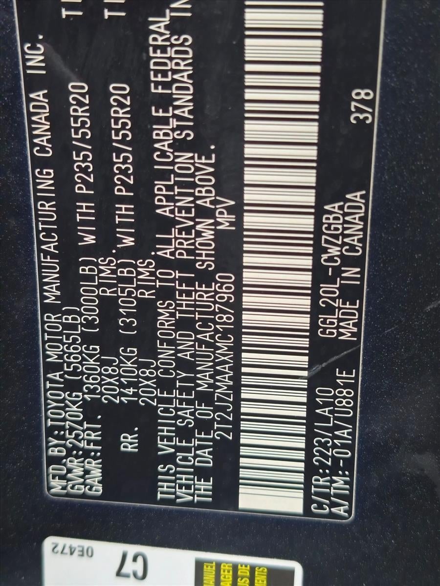 2021 Lexus RX 350 FWD