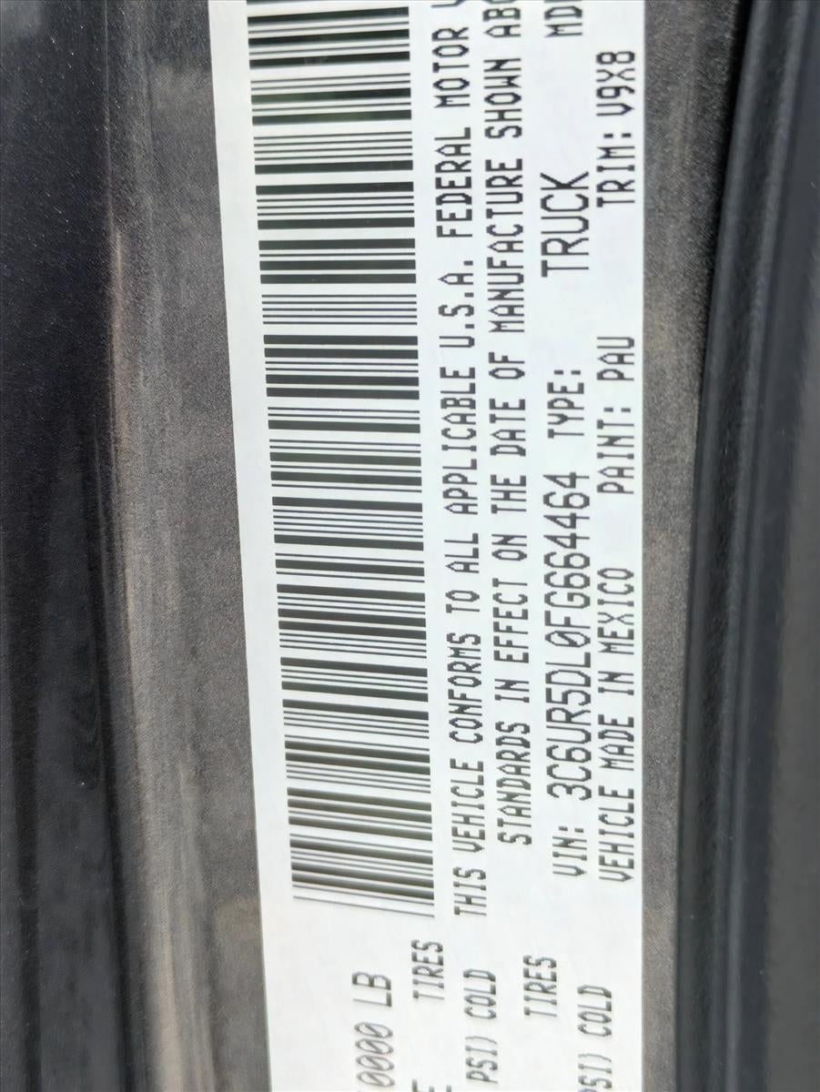 2015 RAM 2500 4WD Crew Cab 6.4 Ft Box SLT