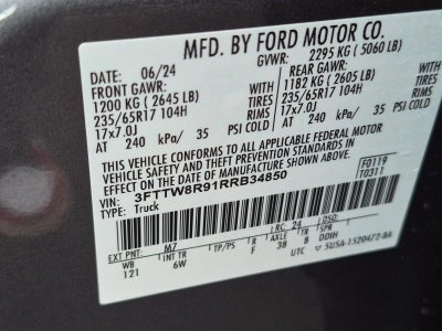 2024 Ford Maverick LARIAT Advanced AWD SuperCrew