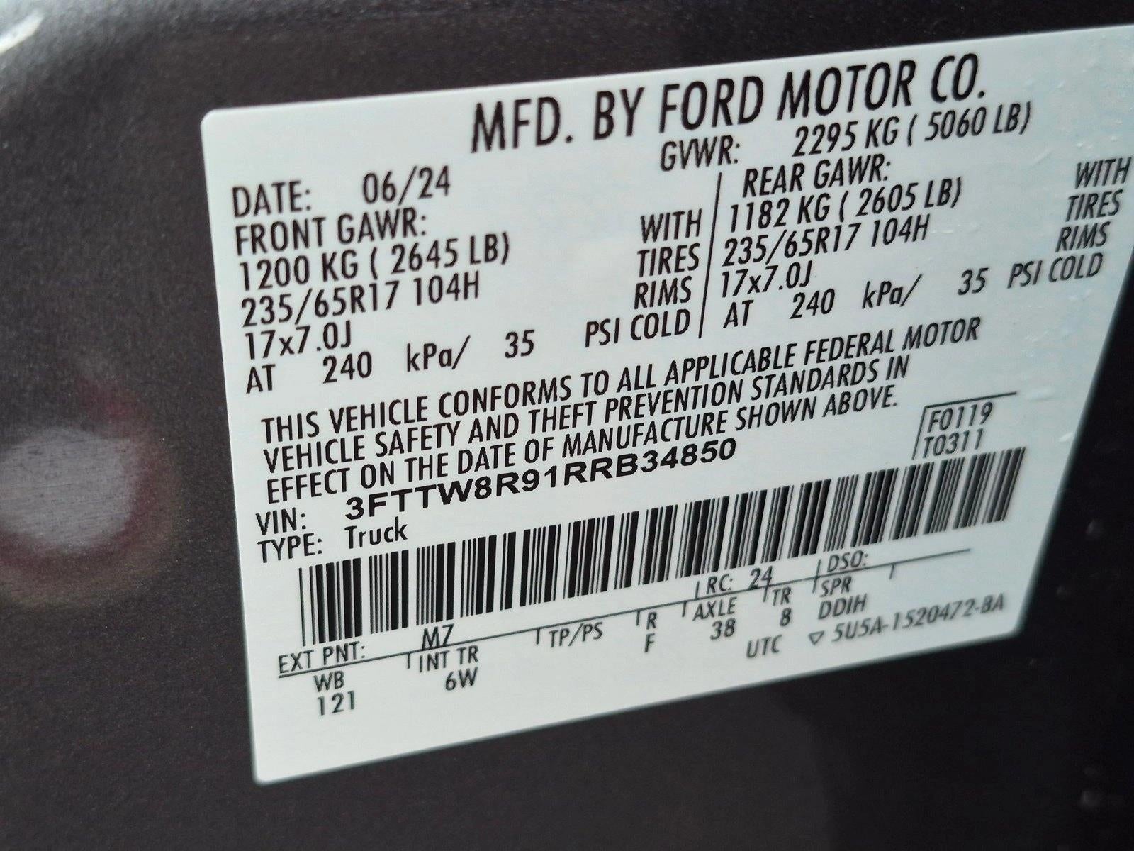 2024 Ford Maverick LARIAT Advanced AWD SuperCrew