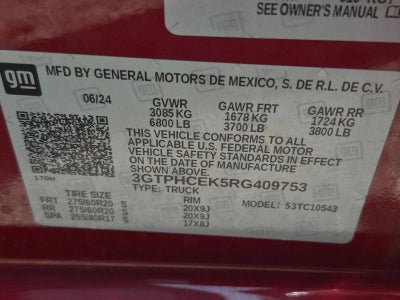 2024 GMC Sierra 1500 Crew Cab Short Box 2-Wheel Drive Elevation