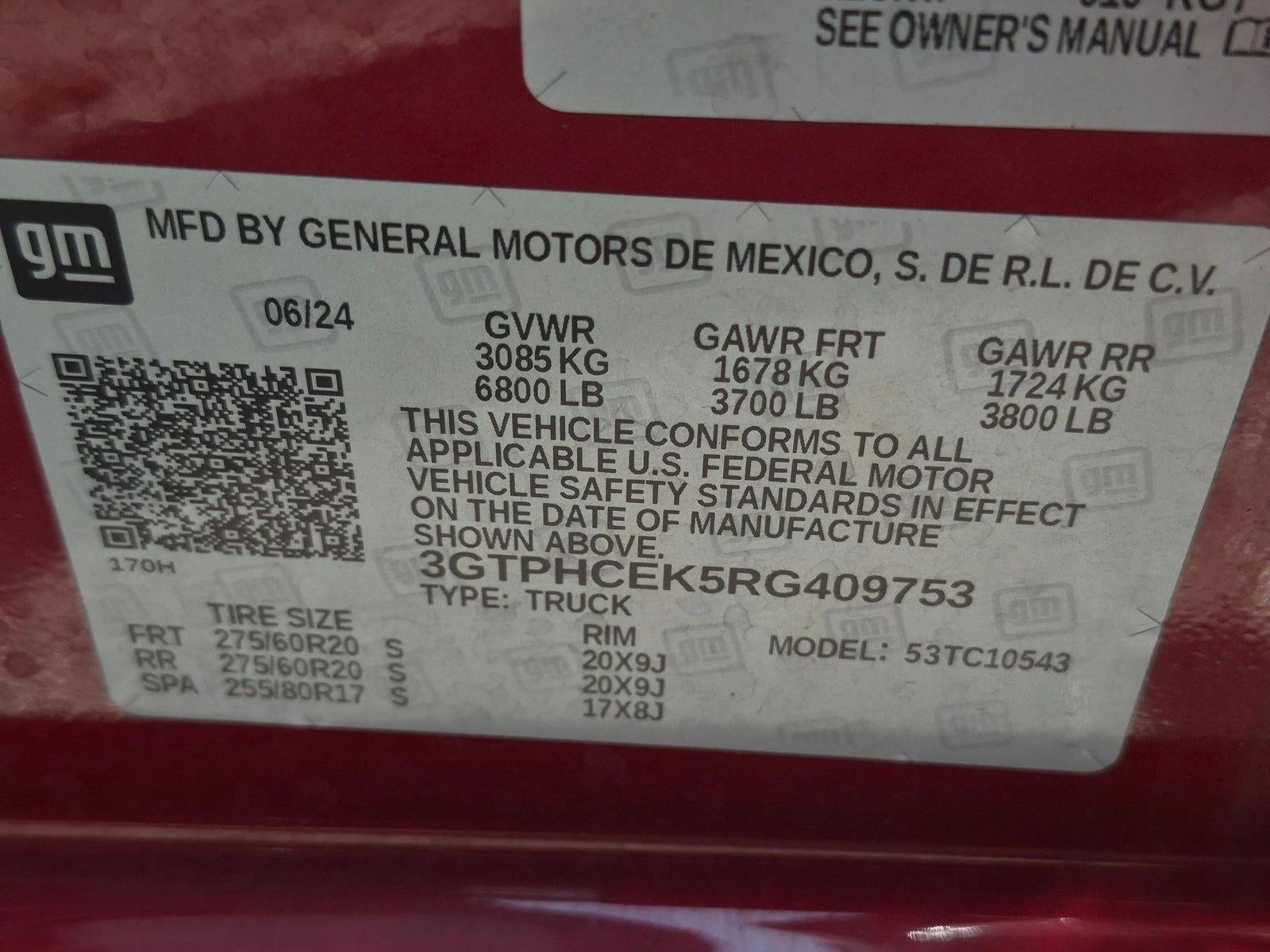 2024 GMC Sierra 1500 Crew Cab Short Box 2-Wheel Drive Elevation