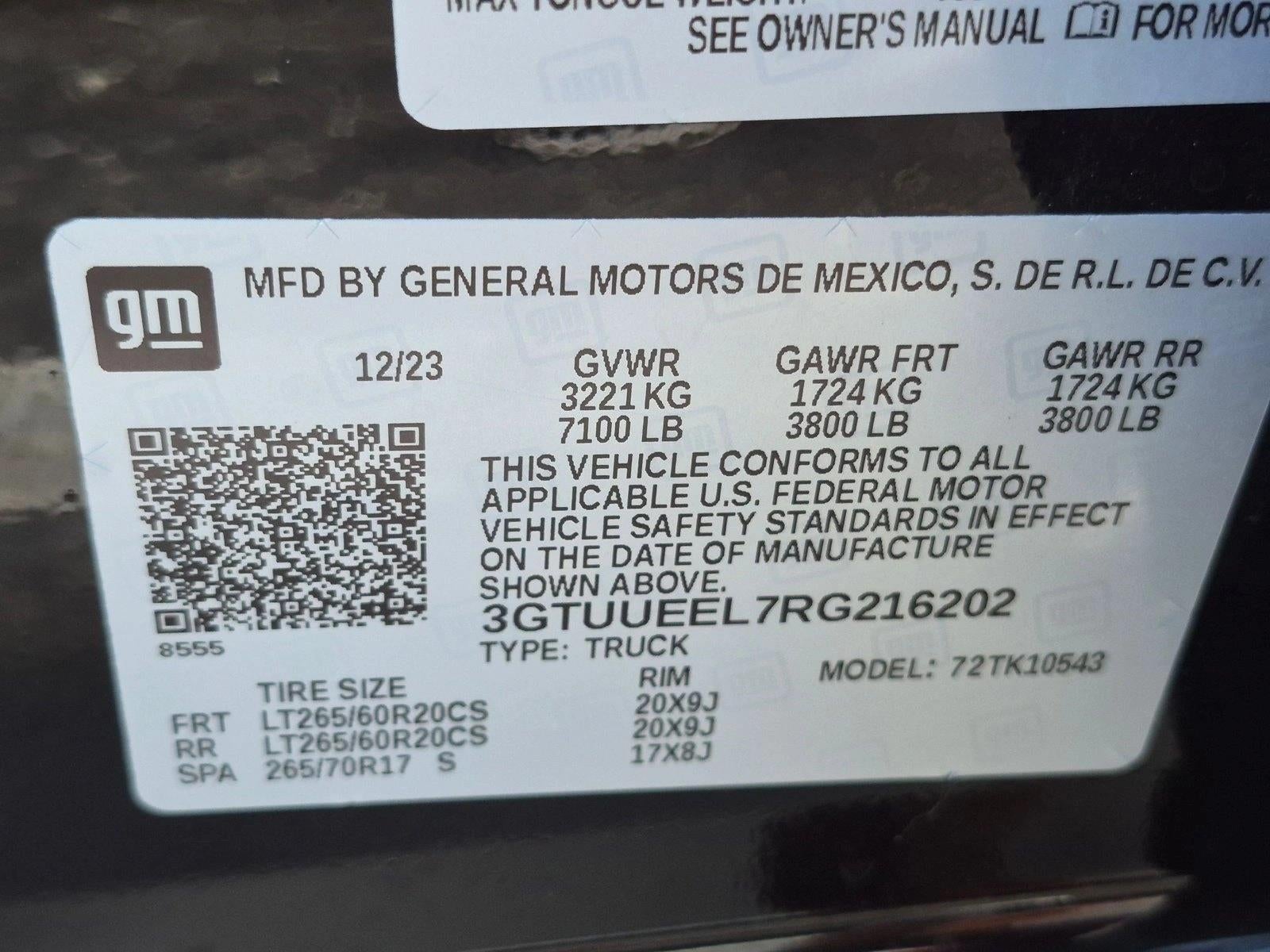 2024 GMC Sierra 1500 Crew Cab Short Box 4-Wheel Drive AT4