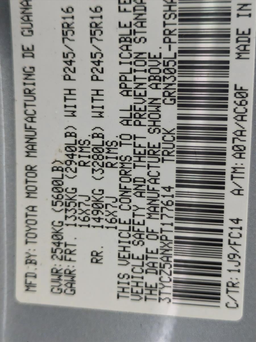 2023 Toyota Tacoma 4WD 4WD SR5 Double Cab 5' Bed V6 AT (GS)