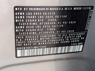 2020 Volkswagen Tiguan 2.0T SEL 4MOTION