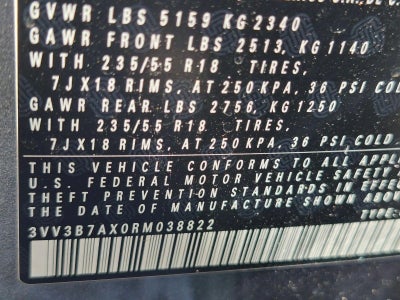 2024 Volkswagen Tiguan 2.0T SE FWD