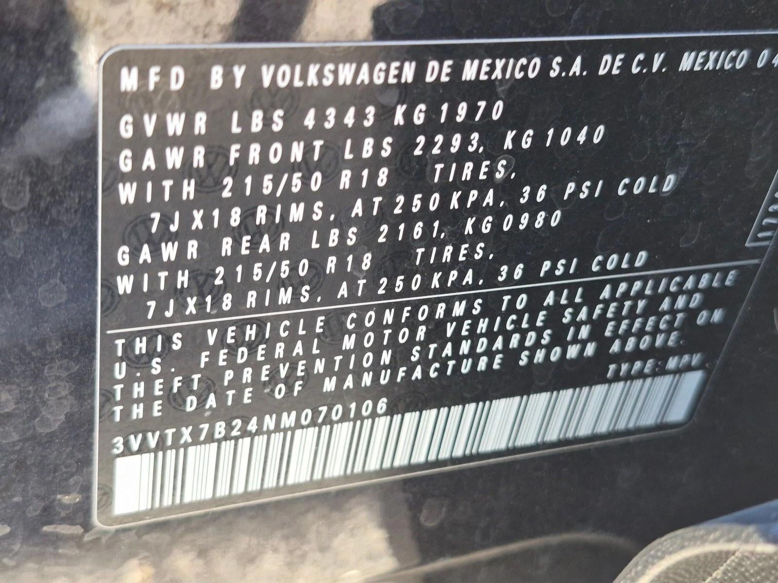 2022 Volkswagen Taos SE FWD