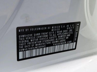 2018 Volkswagen Golf GTI 2.0T S DSG