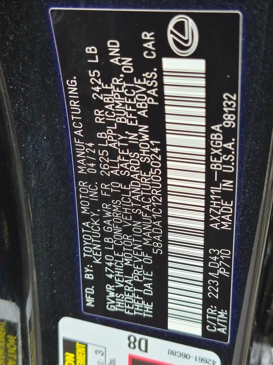 2024 Lexus ES 300h FWD
