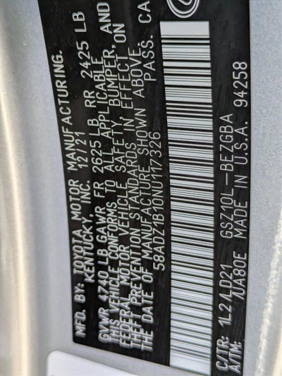 2022 Lexus ES 350 FWD