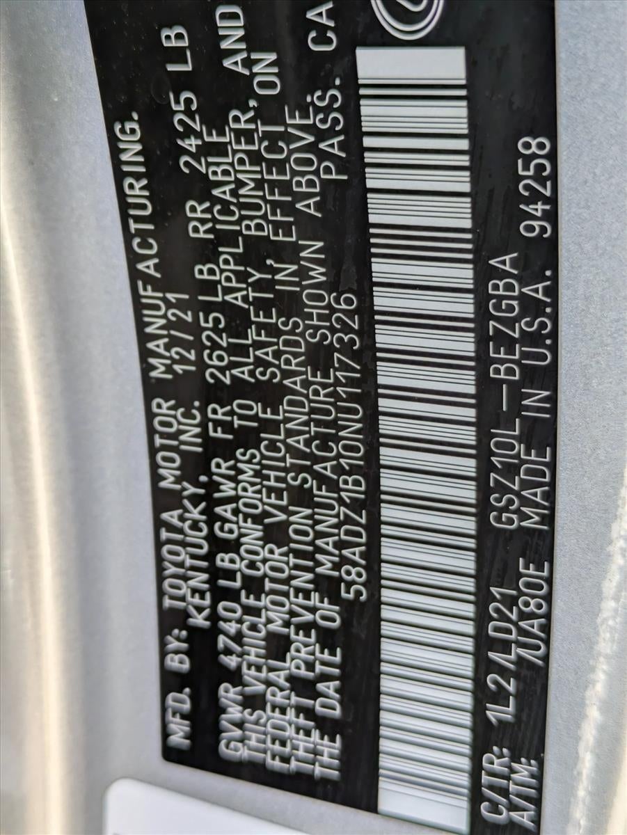 2022 Lexus ES 350 FWD