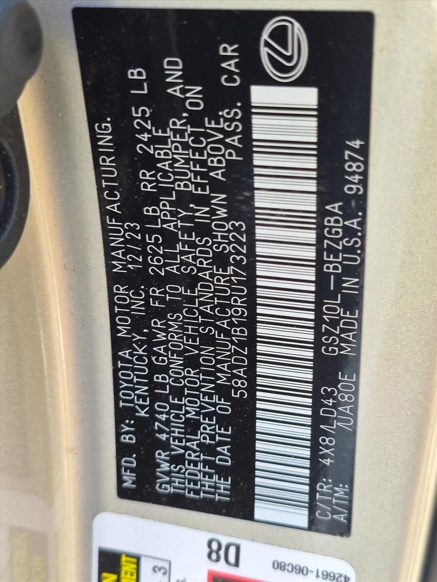 2024 Lexus ES 350 FWD