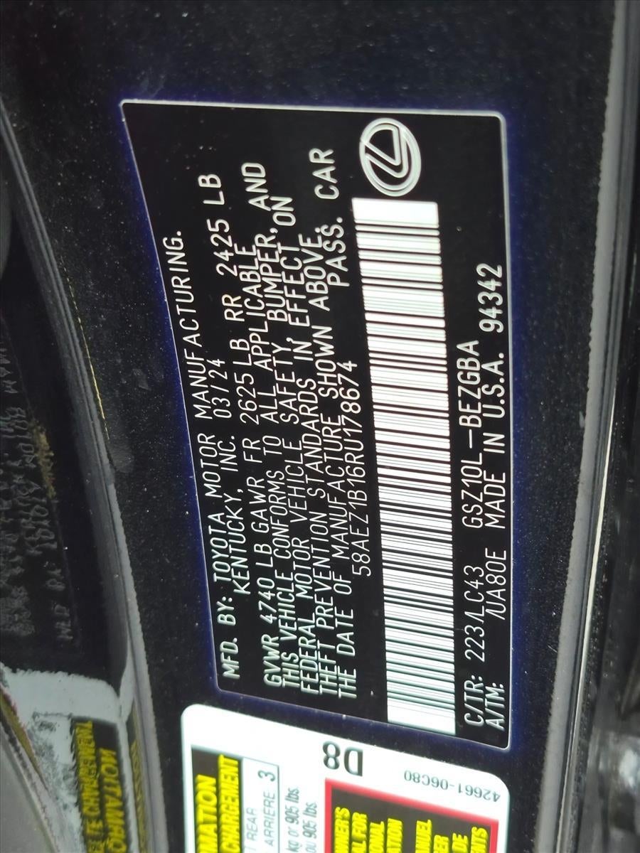 2024 Lexus ES 350 Luxury FWD