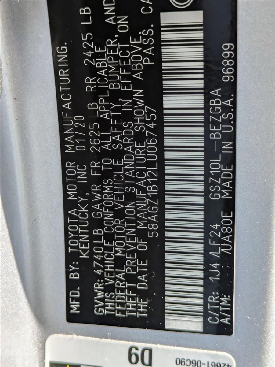 2020 Lexus ES 350 F SPORT FWD