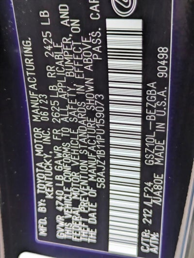 2023 Lexus ES 350 F SPORT Handling FWD