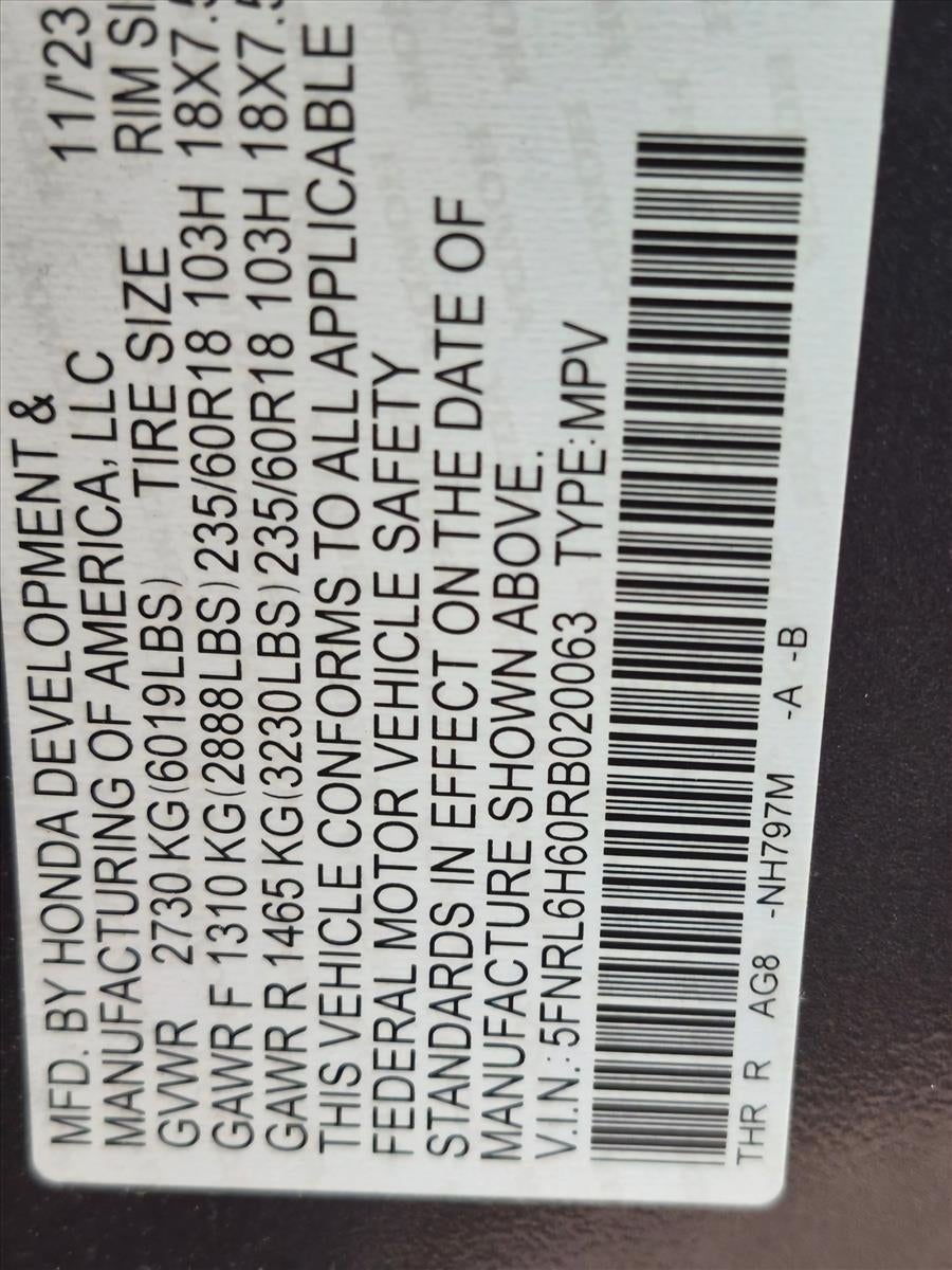 2024 Honda Odyssey EX-L Auto