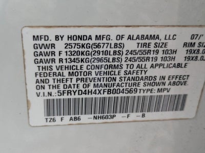 2015 Acura MDX SH-AWD with Technology Package