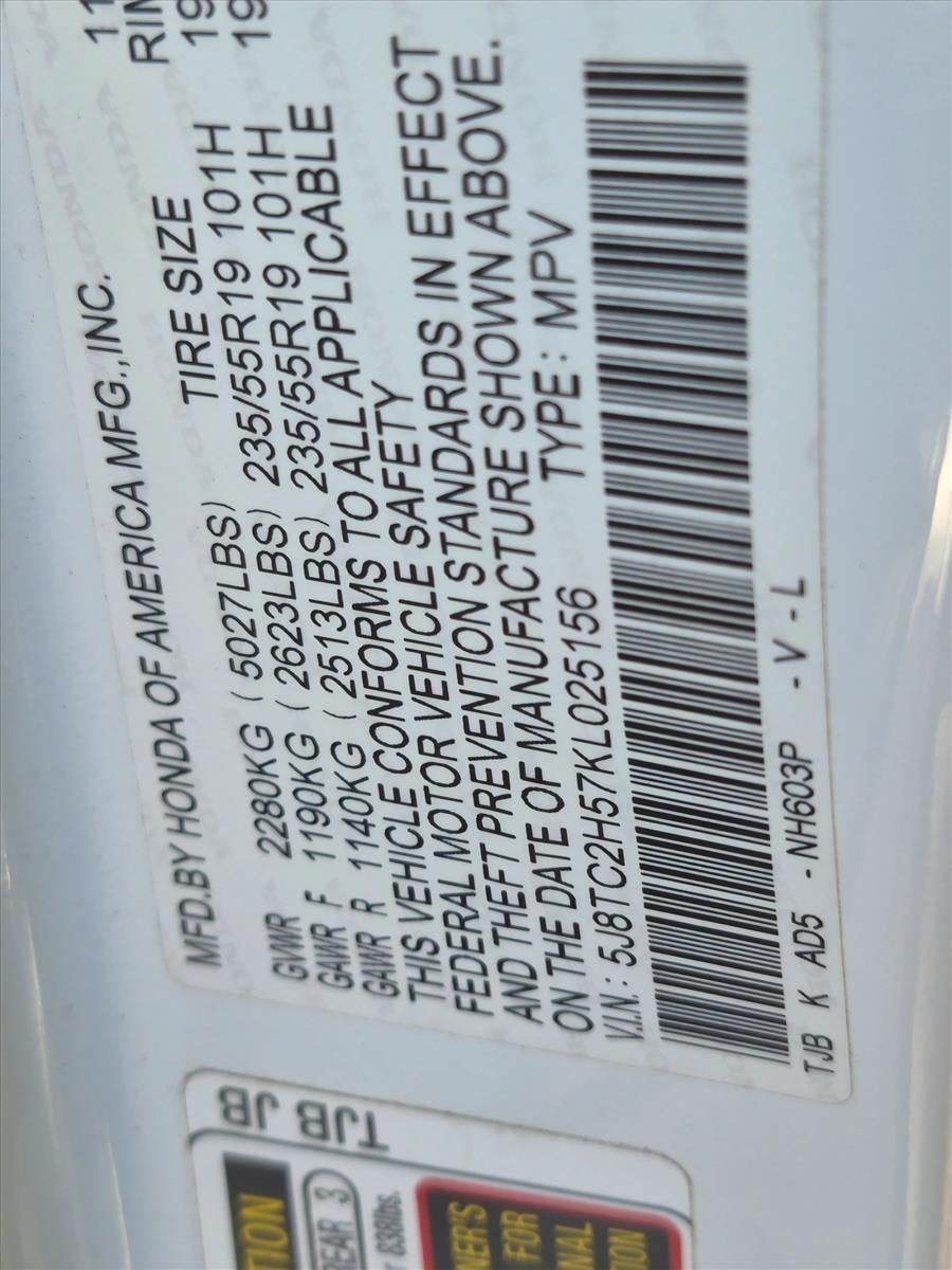 2019 Acura RDX AWD w/Technology Pkg