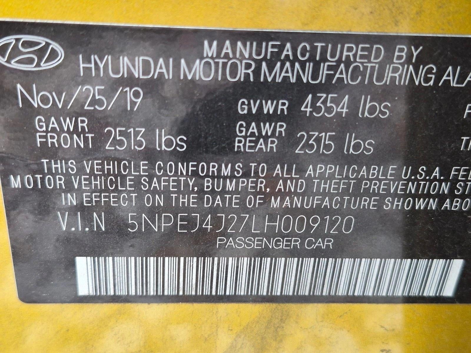 2020 Hyundai SONATA SEL Plus 1.6T