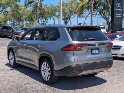 2025 Toyota Grand Highlander Platinum AWD (Natl)