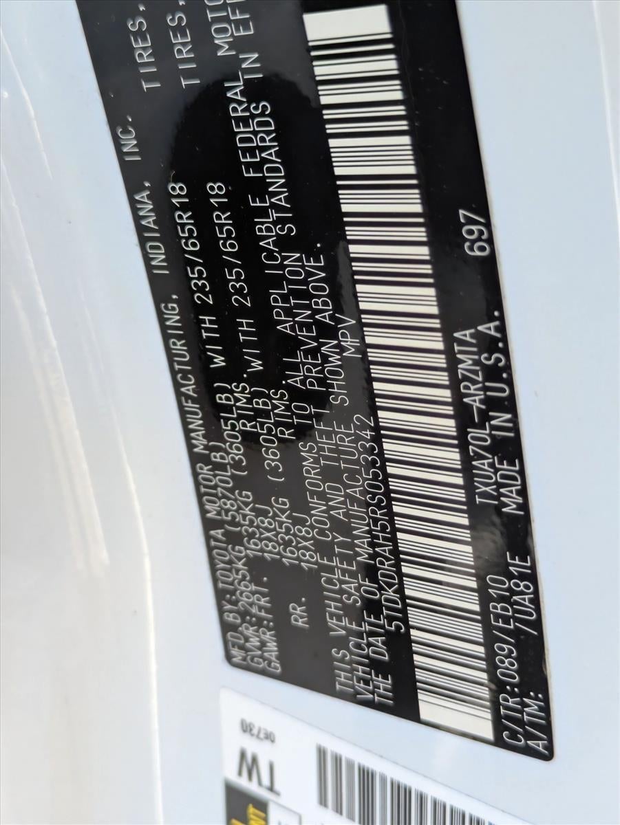 2024 Toyota Highlander XLE FWD (Natl)