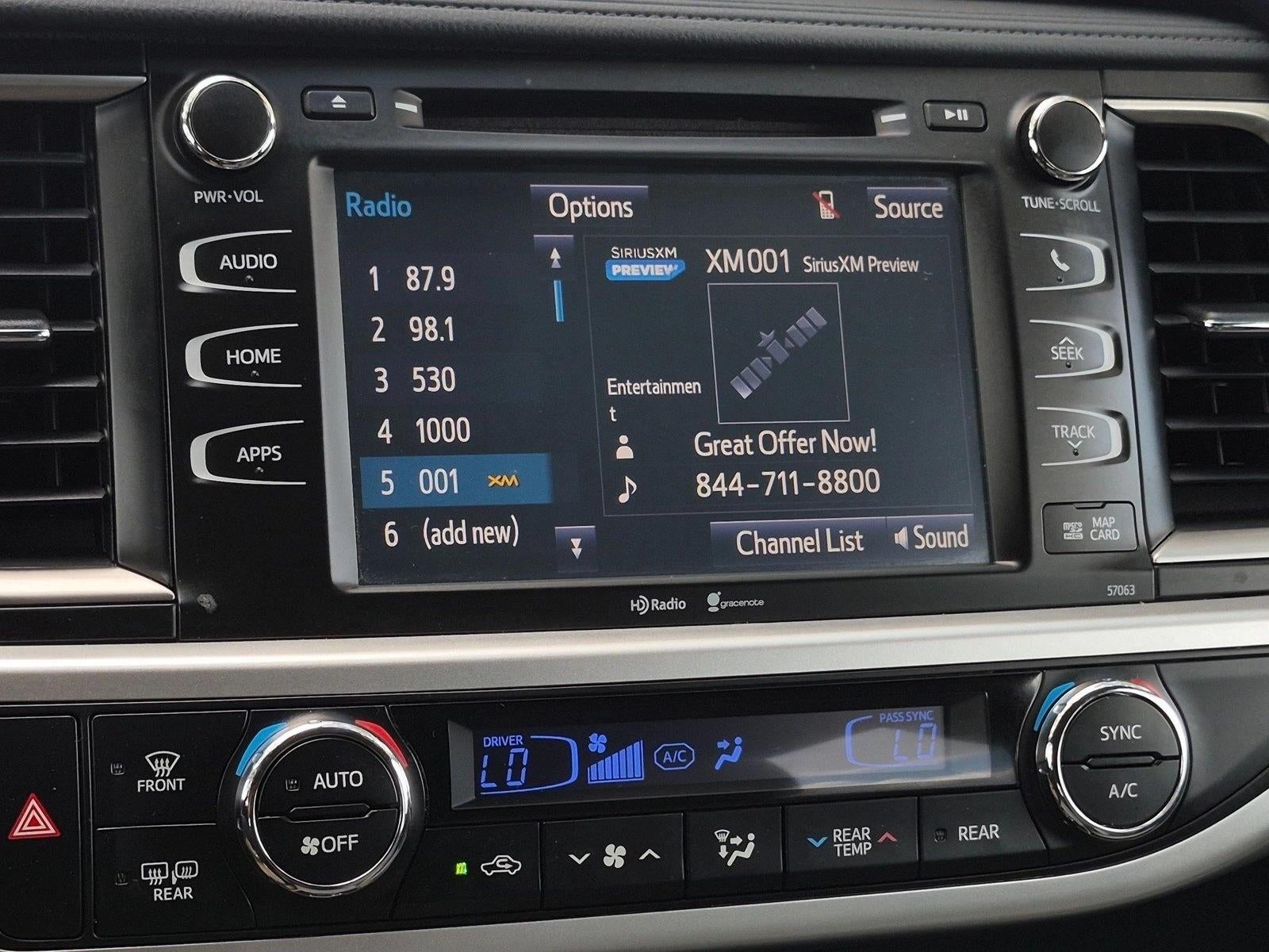 2015 Toyota Highlander FWD 4dr V6 XLE (Natl)