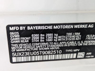2026 BMW X5 xDrive40i Sports Activity Vehicle