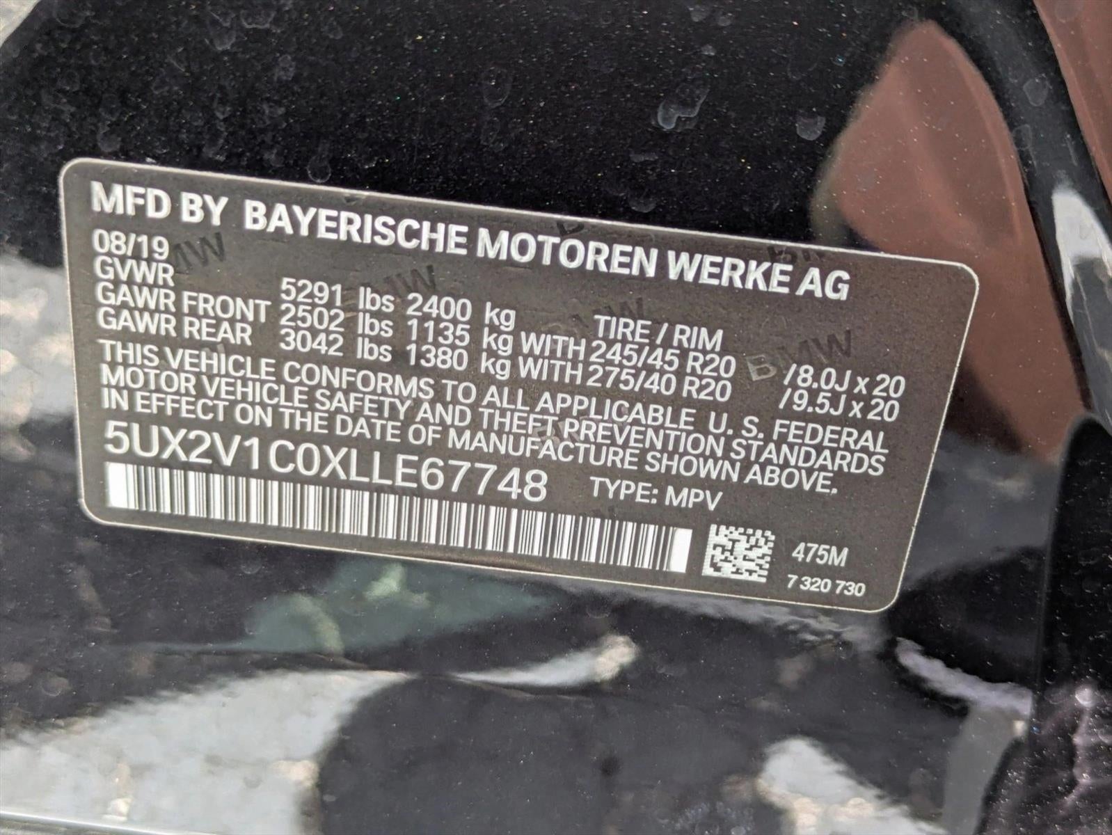 2020 BMW X4 xDrive30i Sports Activity Coupe