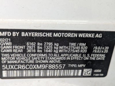 2021 BMW X5 xDrive40i Sports Activity Vehicle